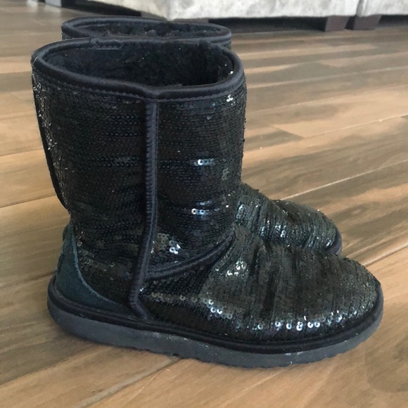 sequin winter boots